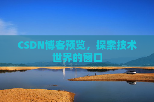 CSDN博客预览，探索技术世界的窗口